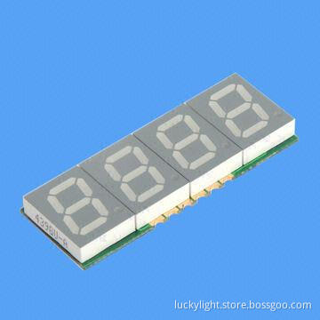 Seven Segment SMD 4-digit LED Display in Red Color